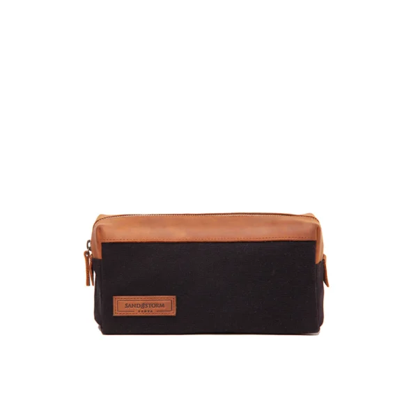 SandStorm Canvas Weekend Wash Bags (Color; Tan)