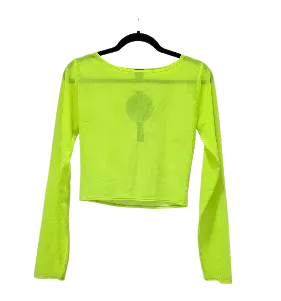 Zoya Vasha Long sleeve Mesh Tops (Neon Blue)